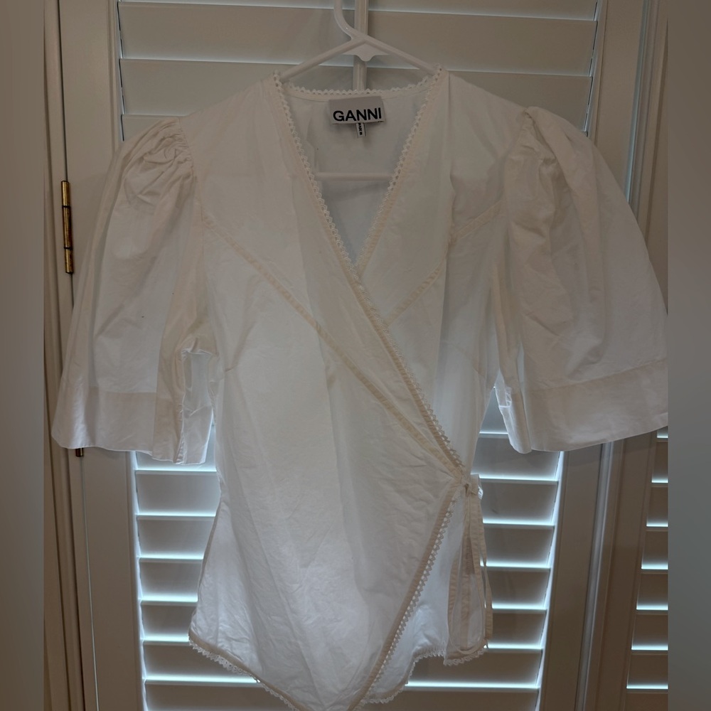 Ganni Wrap Top XS